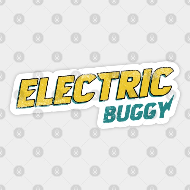 Electric Buggy Sticker by Papi Store